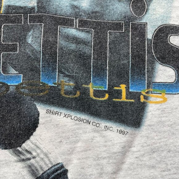 90S VINTAGE PITTSBURGH STEELERS SHORT SLEEVE GRAPHIC TEE MEN'S LARGE BETTIS - Picture 4 of 11